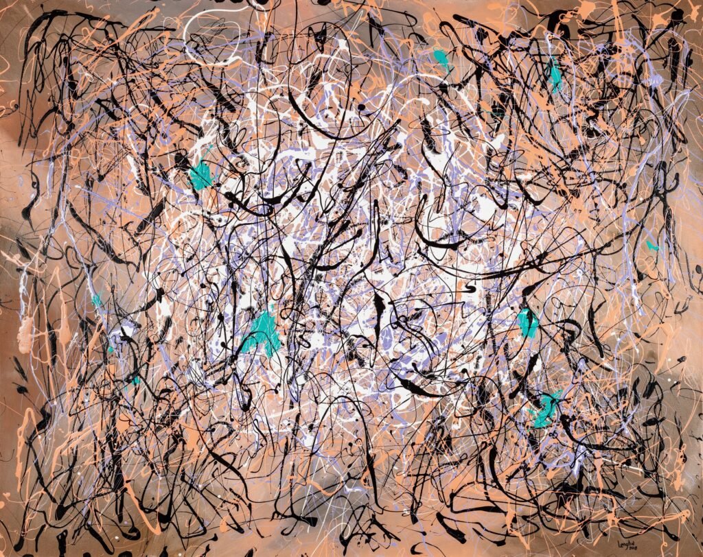 10 Common Signs of ADHD in Adults You May Not Recognize Dynamic abstract expressionist artwork featuring vivid swirls and bold splashes of color.